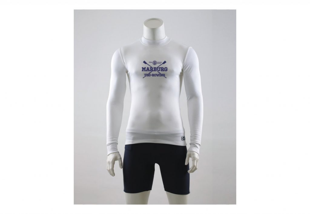 Funktionsshirt Männer lang weiß