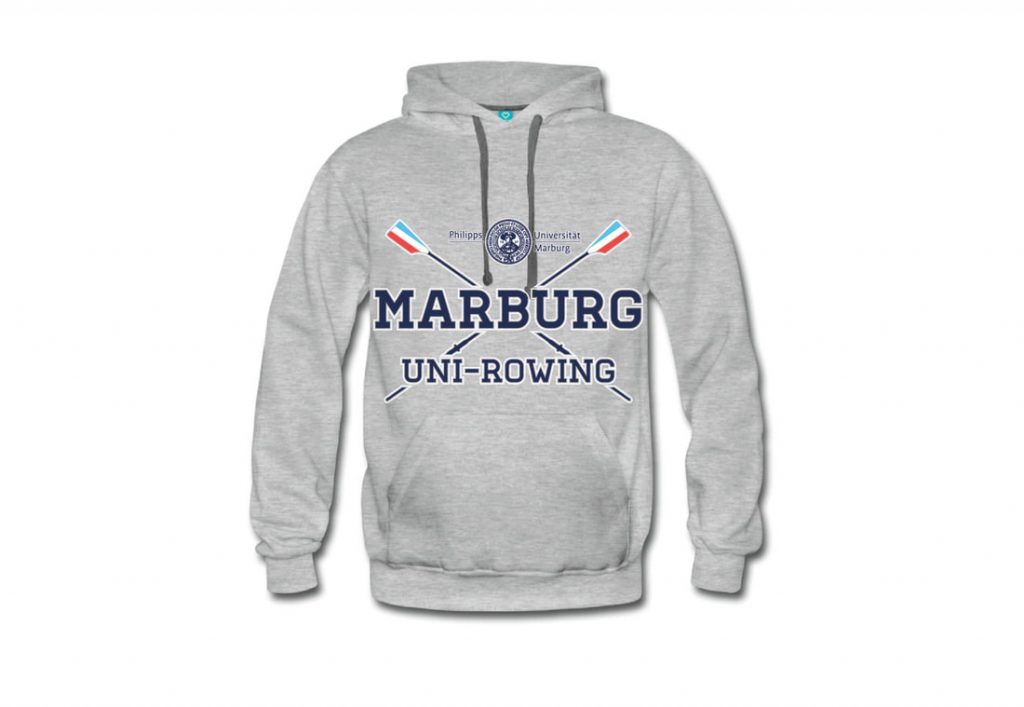 Kapuzen-Hoodie grau